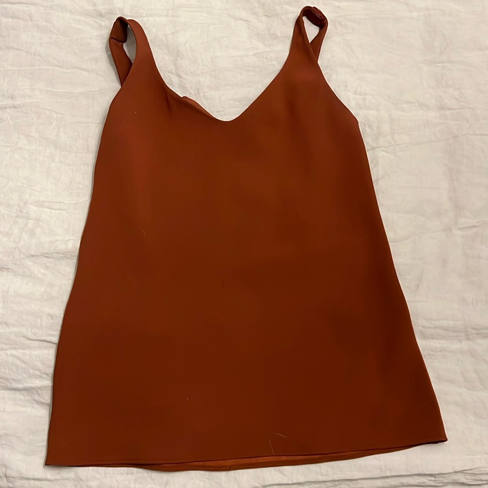 Aritzia babaton ichiro rust blouse small preloved